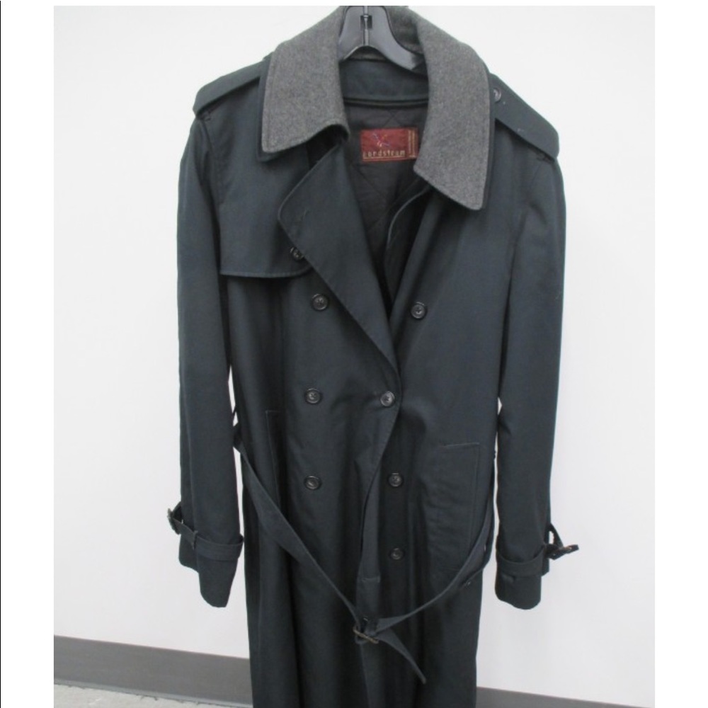 Nordstrom Mens Long Coat 40L w/wool liner.